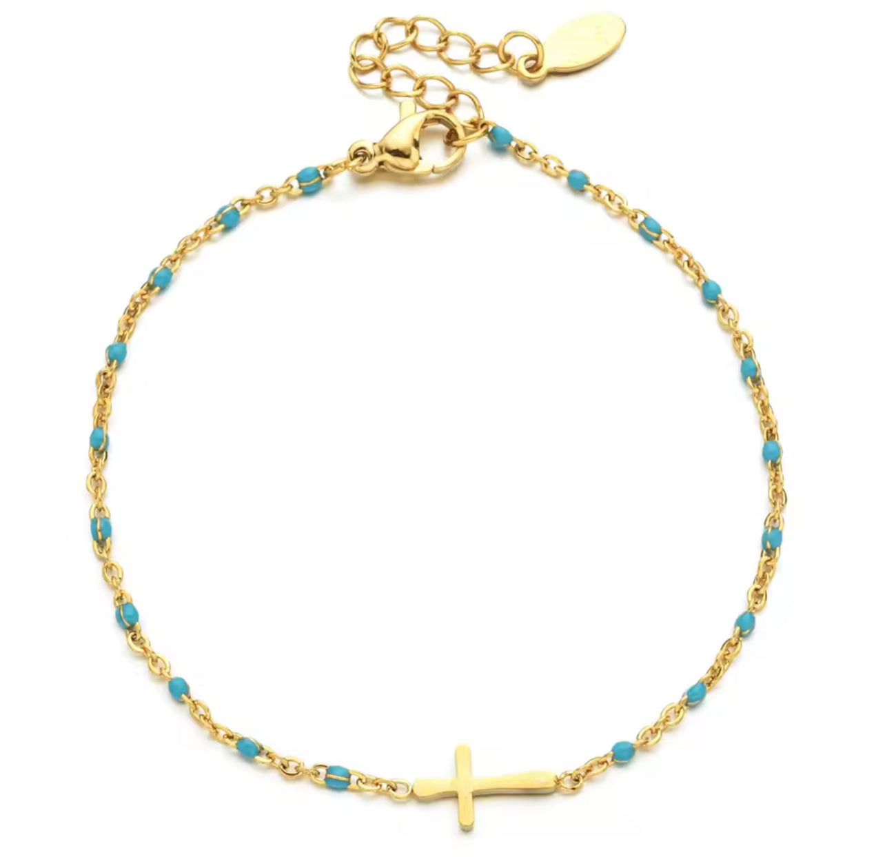 Bijoux bracelet doré chrétien 44