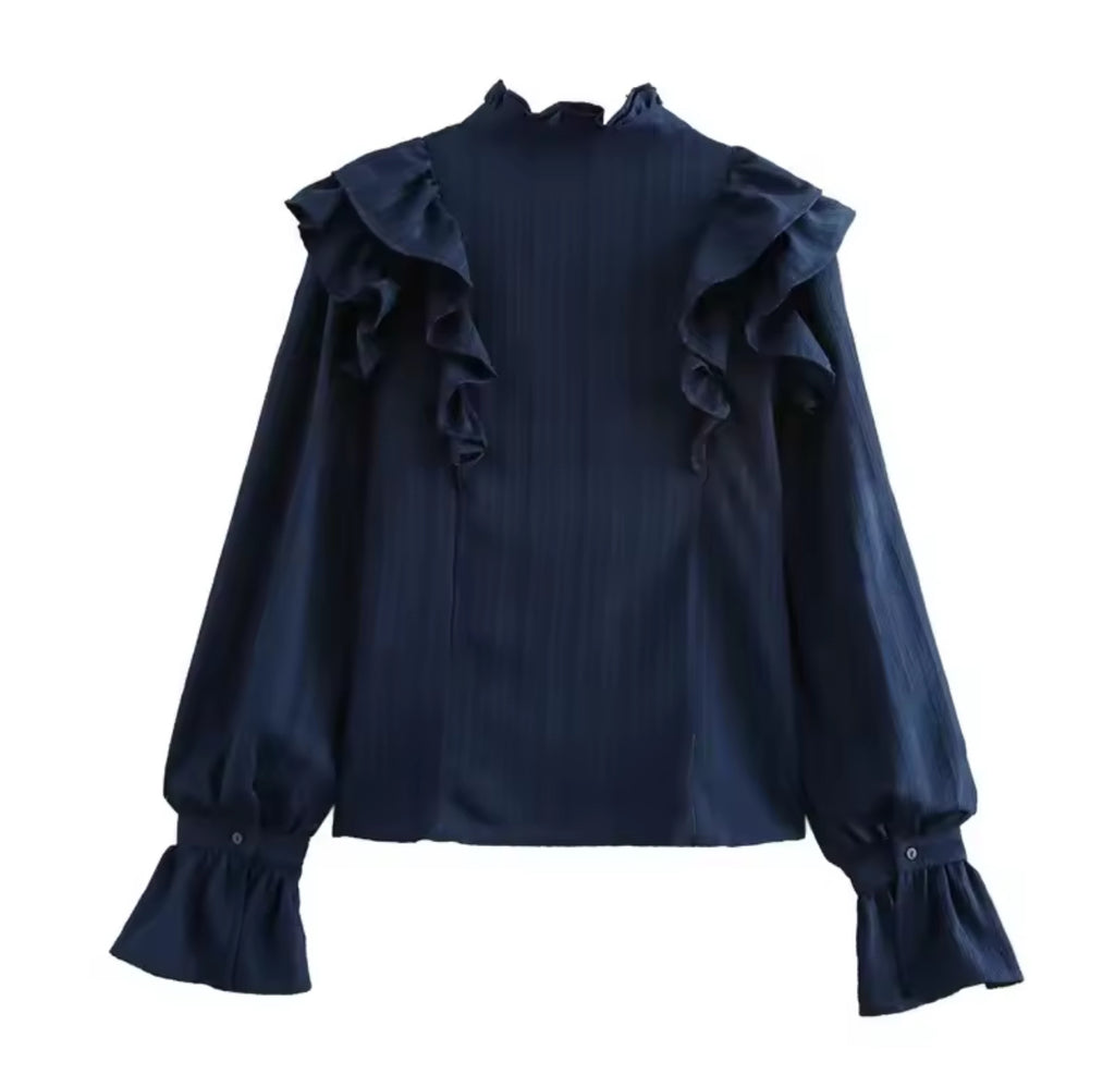 Femme blouse mer
