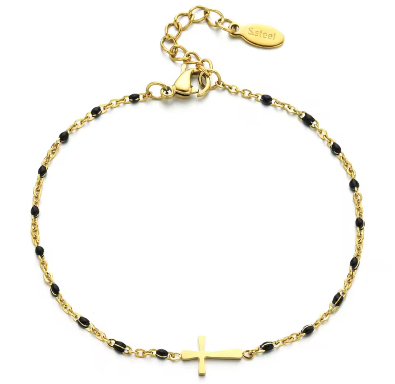 Bijoux bracelet doré chrétien 44