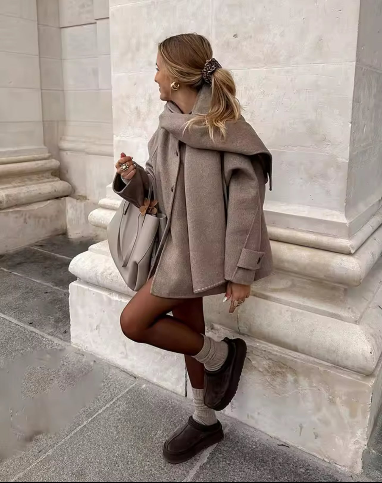 Femme veste avec écharpe Elise