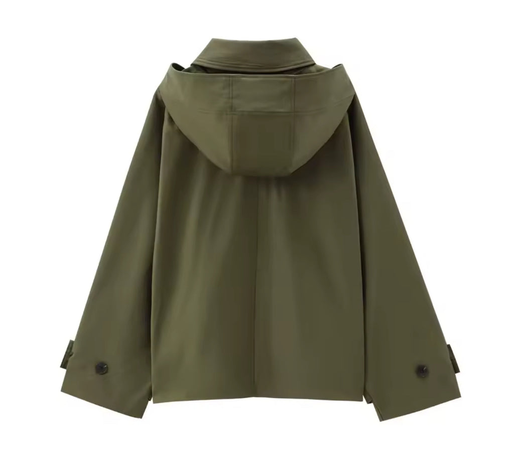 Femme veste verte