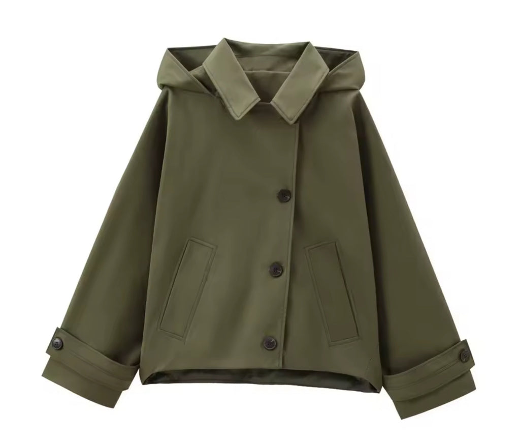 Femme veste verte