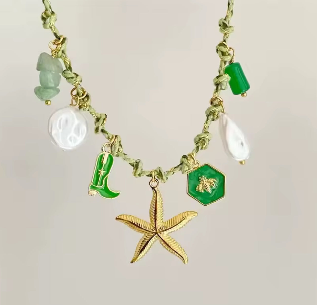 Bijoux collier andora vert 25